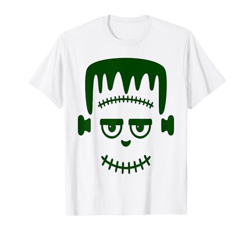 Monstergesicht Halloween Passendes Kostüm Frankenstein Junge Kind T-Shirt von Family Halloween Group Ideas Boys Girls Men Women