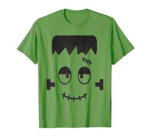 Monstergesicht Halloween Passendes Kostüm Frankenstein Junge Kind T-Shirt von Family Halloween Group Ideas Boys Girls Men Women