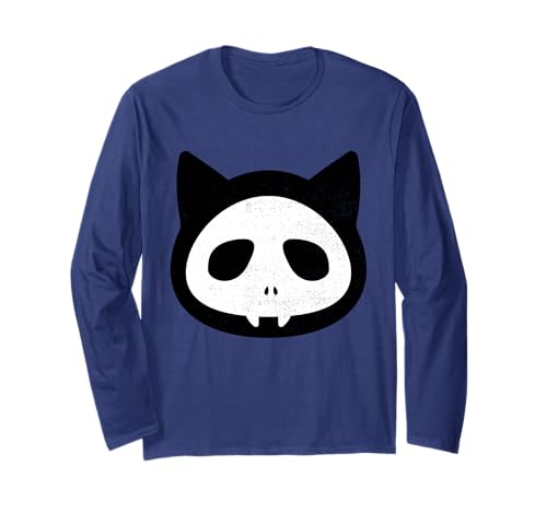 Monstergesicht Halloween Passendes Kostüm Kitty Totenkopf Herren Kind Langarmshirt Monstergesicht Halloween Passendes Kostüm Kitty Totenkopf Herren Kind Langarmshirt von Family Halloween Group Ideas Boys Girls Men Women