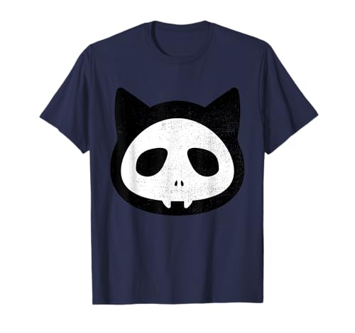 Monstergesicht Halloween Passendes Kostüm Kitty Totenkopf Herren Kind T-Shirt von Family Halloween Group Ideas Boys Girls Men Women