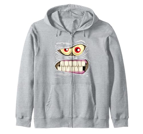Monstergesicht Halloween passendes Kostüm Zombie Mama Herren Kind Kapuzenjacke Monstergesicht Halloween passendes Kostüm Zombie Mama Herren Kind Kapuzenjacke von Family Halloween Group Ideas Boys Girls Men Women
