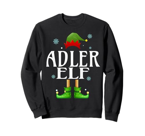 Adler Elf Xmas Funny Herren Familie Matching Christmas Adler Sweatshirt von Family Holiday Matching Christmas Elf Gifts.