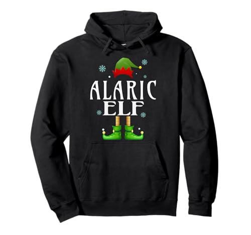 Alaric Elf Xmas Funny Herren Familie Matching Christmas Alaric Pullover Hoodie von Family Holiday Matching Christmas Elf Gifts.