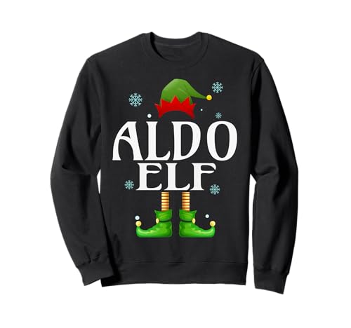 Aldo Elf Xmas Funny Herren Familie Matching Christmas ALDO Sweatshirt von Family Holiday Matching Christmas Elf Gifts.