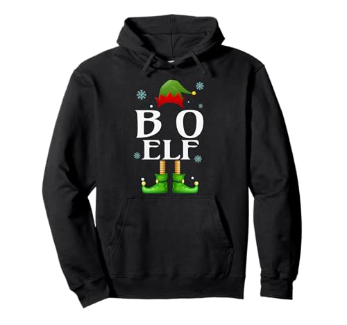 BO Elf Xmas Lustiges Familienpassendes Weihnachts-BO für Herren Pullover Hoodie von Family Holiday Matching Christmas Elf Gifts.