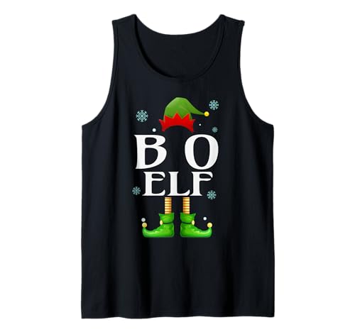 BO Elf Xmas Lustiges Familienpassendes Weihnachts-BO für Herren Tank Top von Family Holiday Matching Christmas Elf Gifts.