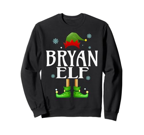 Bryan Elf Xmas Funny Herren Familie Matching Christmas Bryan Sweatshirt von Family Holiday Matching Christmas Elf Gifts.