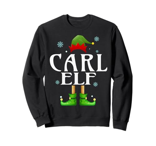 Carl Elf Xmas Funny Herren Familie Matching Christmas Carl Sweatshirt von Family Holiday Matching Christmas Elf Gifts.