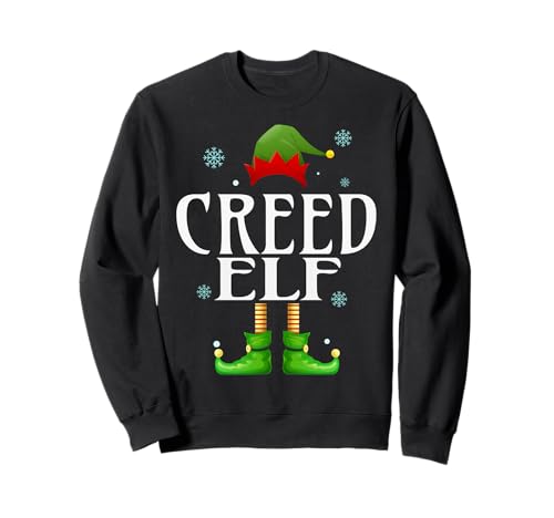 Creed Elf Xmas Lustiges Familienpassendes Weihnachts-Creed für Herren Sweatshirt von Family Holiday Matching Christmas Elf Gifts.