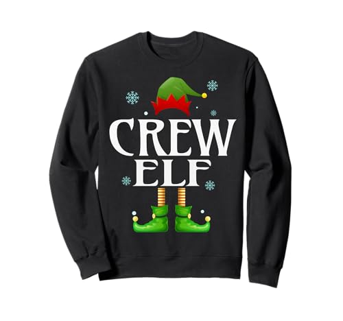 Crew Elf Xmas Lustiges Familienpassendes Weihnachts-Crew für Herren Sweatshirt von Family Holiday Matching Christmas Elf Gifts.