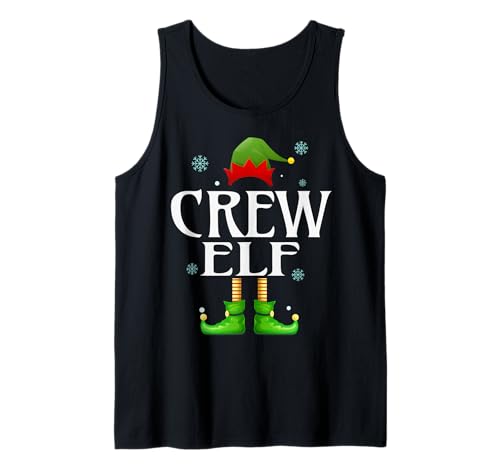 Crew Elf Xmas Lustiges Familienpassendes Weihnachts-Crew für Herren Tank Top von Family Holiday Matching Christmas Elf Gifts.