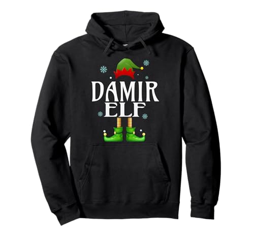 Damir Elf Xmas Funny Herren Familie Matching Christmas Damir Pullover Hoodie von Family Holiday Matching Christmas Elf Gifts.