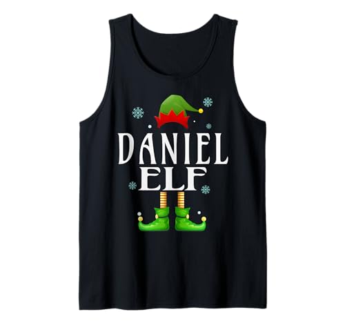 Daniel Elfe Xmas Funny Herren Familie Matching Christmas Daniel Tank Top von Family Holiday Matching Christmas Elf Gifts.