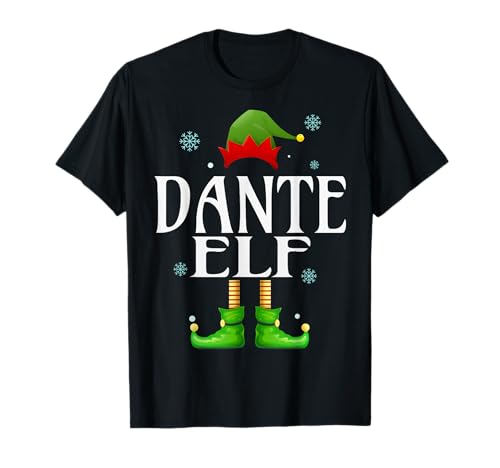 Dante Elf Xmas Funny Herren Familie Matching Christmas Dante T-Shirt von Family Holiday Matching Christmas Elf Gifts.