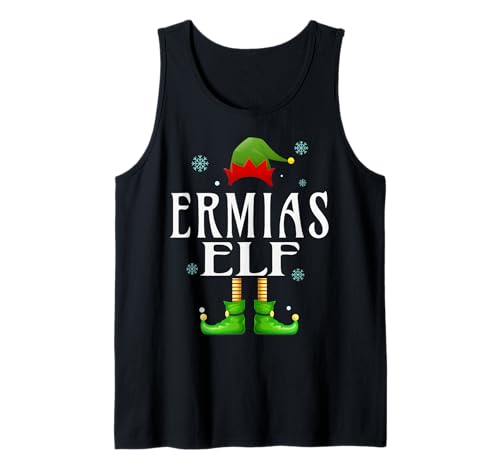 ERMIAS Elf Xmas Lustige Herren Familie Passende Weihnachten ERMIAS Tank Top von Family Holiday Matching Christmas Elf Gifts.