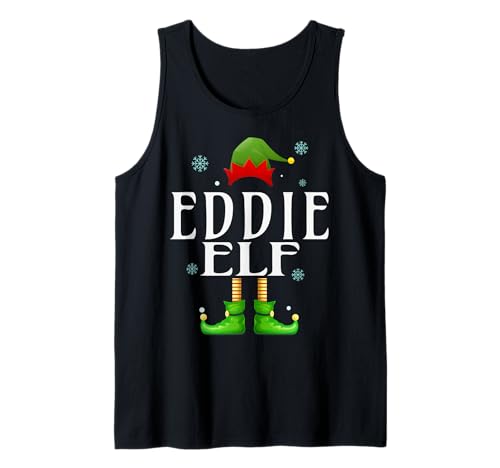 Eddie Elf Xmas Lustiges Familienpassendes Weihnachtsfest für Herren Eddie Tank Top von Family Holiday Matching Christmas Elf Gifts.