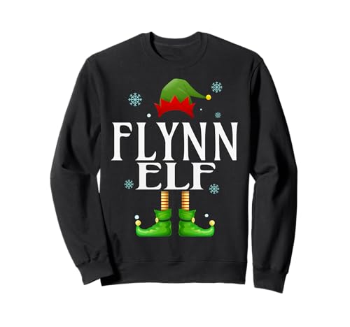 Flynn Elf Xmas Lustiges Familienpassendes Weihnachts-Flynn für Herren Sweatshirt von Family Holiday Matching Christmas Elf Gifts.