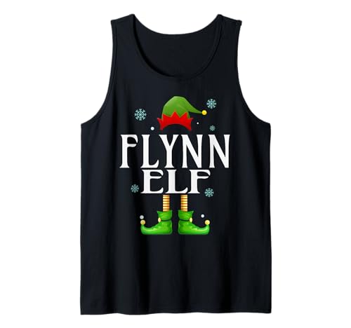 Flynn Elf Xmas Lustiges Familienpassendes Weihnachts-Flynn für Herren Tank Top von Family Holiday Matching Christmas Elf Gifts.