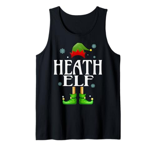 Heath Elf Xmas Lustig Herren Familie Passende Weihnachten Wärme Tank Top von Family Holiday Matching Christmas Elf Gifts.