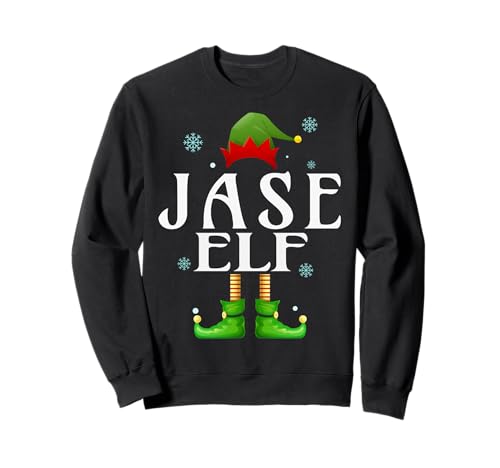 JASE Elf Xmas Lustiges Familienpassendes Weihnachtsmotiv für Herren von JASE Sweatshirt von Family Holiday Matching Christmas Elf Gifts.