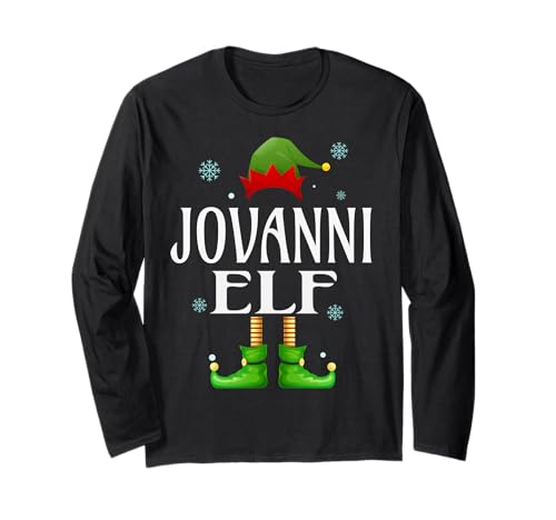Jovanni Elf Xmas Lustig Herren Familie Passende Weihnachten Langarmshirt von Family Holiday Matching Christmas Elf Gifts.