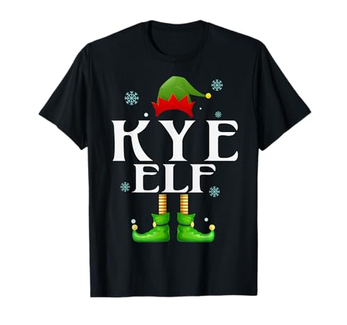 KYE Elf Xmas Lustiges Familienpassendes Weihnachts-KYE für Herren T-Shirt von Family Holiday Matching Christmas Elf Gifts.