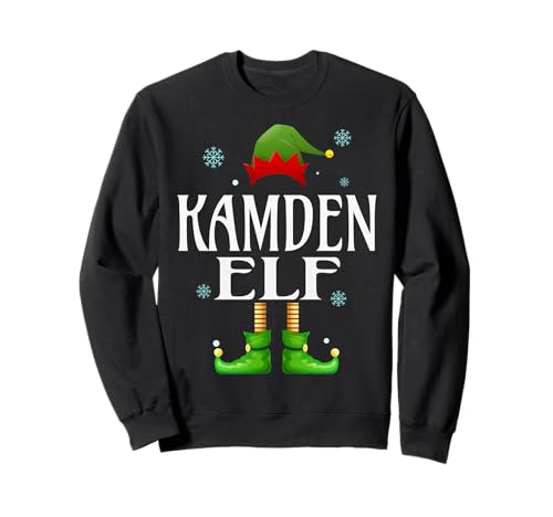 Kamden Elf Xmas Funny Herren Familie Matching Christmas Kamden Sweatshirt von Family Holiday Matching Christmas Elf Gifts.
