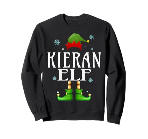Kieran Elf Xmas Lustiges Familienpassendes Weihnachts-Kieran für Herren Sweatshirt von Family Holiday Matching Christmas Elf Gifts.