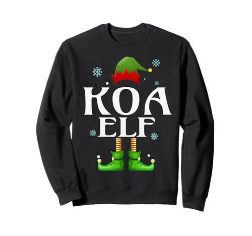 Koa Elf Xmas Funny Herren Familie Matching Christmas KOA Sweatshirt von Family Holiday Matching Christmas Elf Gifts.