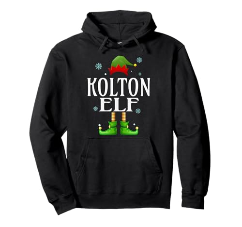 Kolton Elf Xmas Lustig Herren Familie Passende Weihnachten Kolton Pullover Hoodie von Family Holiday Matching Christmas Elf Gifts.