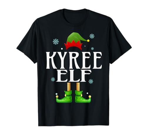 Kyree Elf Xmas Funny Herren Familie Matching Christmas Kyree T-Shirt von Family Holiday Matching Christmas Elf Gifts.