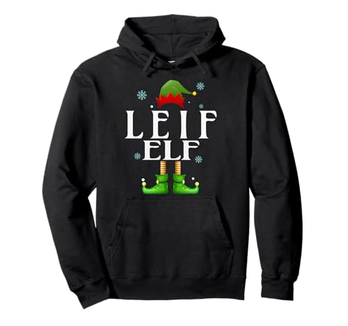 Leif Elf Xmas Lustig Herren Familie Passende Weihnachten Leif Pullover Hoodie von Family Holiday Matching Christmas Elf Gifts.