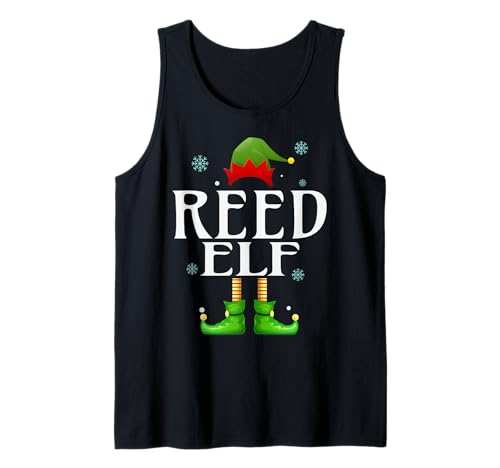 Reed Elf Xmas Lustiges, für die ganze Familie passendes Weihnachtsfest, für Herren, Reed Tank Top von Family Holiday Matching Christmas Elf Gifts.