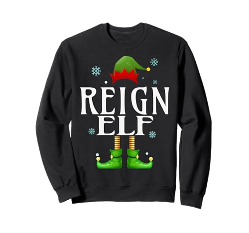 Reign Elf Xmas Funny Herren Familie Matching Christmas Reign Sweatshirt von Family Holiday Matching Christmas Elf Gifts.