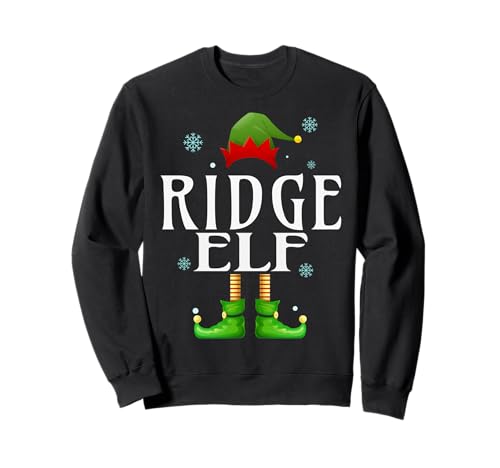 Ridge Elf Xmas Funny Herren Familie Matching Christmas Ridge Sweatshirt von Family Holiday Matching Christmas Elf Gifts.