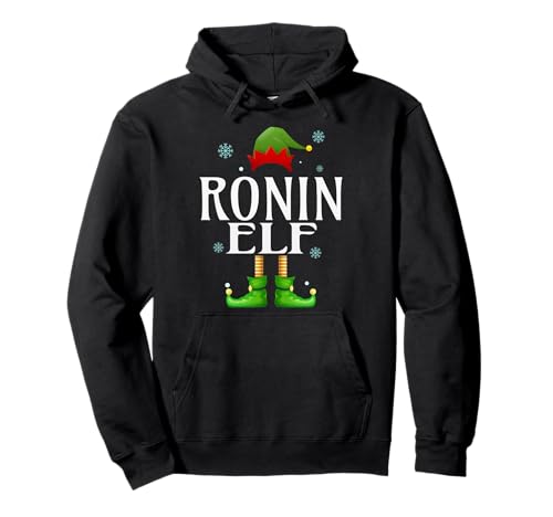 Ronin Elf Xmas Funny Herren Familie Matching Christmas Ronin Pullover Hoodie von Family Holiday Matching Christmas Elf Gifts.