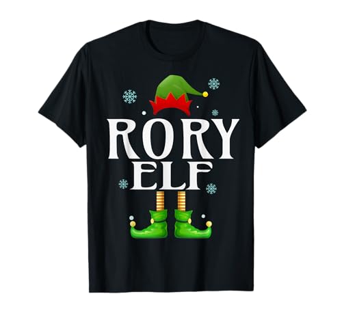 Rory Elf Xmas Funny Herren Familie Matching Christmas Rory T-Shirt von Family Holiday Matching Christmas Elf Gifts.