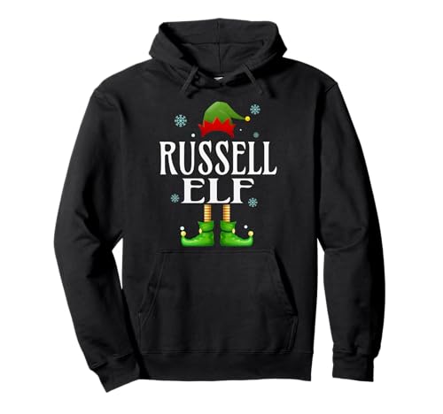 Russell Elf Xmas Funny Herren Familie Matching Christmas Pullover Hoodie von Family Holiday Matching Christmas Elf Gifts.