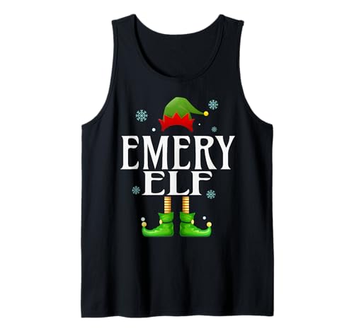 Smary-Elfen-Weihnachtsmann, lustig, für Herren, Familie, passendes Weihnachtsmotiv Tank Top von Family Holiday Matching Christmas Elf Gifts.