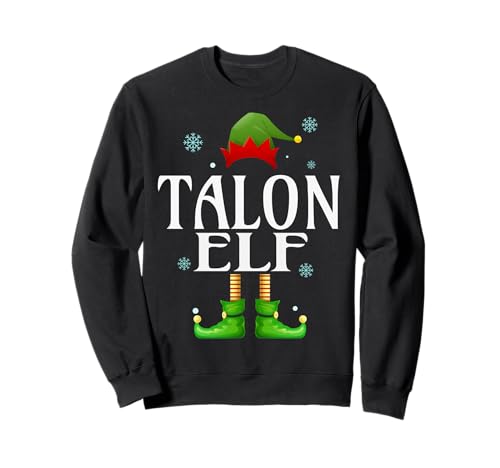 Talon Elf Xmas Lustiges Familienpassendes Weihnachtsfest für Herren Talon Sweatshirt von Family Holiday Matching Christmas Elf Gifts.