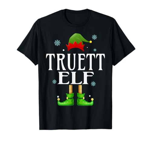 Truett Elf Xmas Funny Herren Familie Matching Christmas Truett T-Shirt von Family Holiday Matching Christmas Elf Gifts.