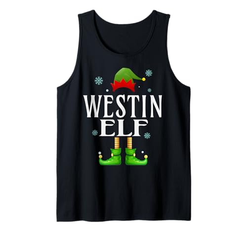 Westin Elf Xmas Funny Herren Familie Matching Christmas Westin Tank Top von Family Holiday Matching Christmas Elf Gifts.