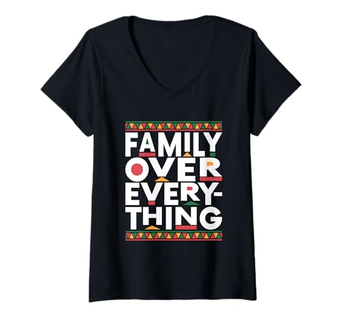 Damen Familie geht über Alles Inspirierende Aussage T-Shirt mit V-Ausschnitt Damen Familie geht über Alles Inspirierende Aussage T-Shirt mit V-Ausschnitt von Family Inspiration Unity Love Connection Bonding
