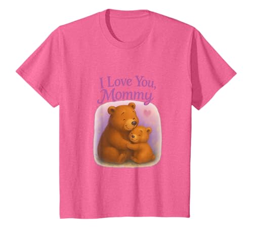 Kinder Ich liebe dich Mama Süße Bären T-Shirt von Family Love Tees
