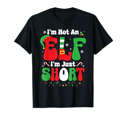 I'm Not An Elf I'm Just Short Xmas Costume Elf Lover Kids T-Shirt von Family Lover Christmas Costume