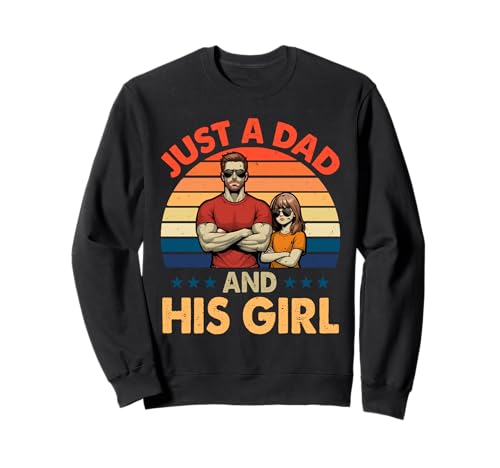 Vintage Retro Proud A Dad and His Kid Girls Father's Day Sweatshirt Vintage Retro Proud A Dad and His Kid Girls Father's Day Sweatshirt von Family Lover Father's Day Costume