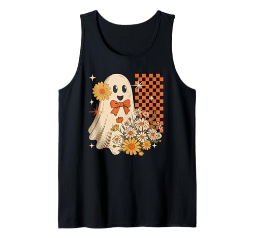 Halloween Cute Boo Ghost Floral Flowers Costume Family Kids Tank Top Halloween Cute Boo Ghost Floral Flowers Costume Family Kids Tank Top von Family Lover Halloween Costume