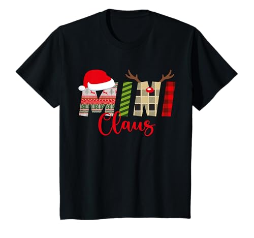 Kinder Weihnachten Mini Claus Santa Hat Rentier Familie Matching T-Shirt Kinder Weihnachten Mini Claus Santa Hat Rentier Familie Matching T-Shirt von Family Matching Christmas Claus Reindeeer apparel