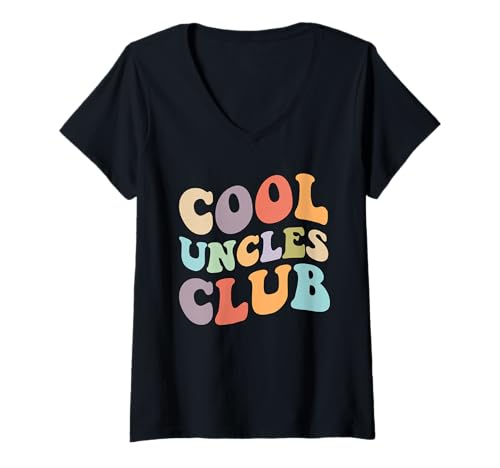 Damen Cool Uncles Club Familienmatching — Bond in Style T-Shirt mit V-Ausschnitt Damen Cool Uncles Club Familienmatching — Bond in Style T-Shirt mit V-Ausschnitt von Family Matching Designs
