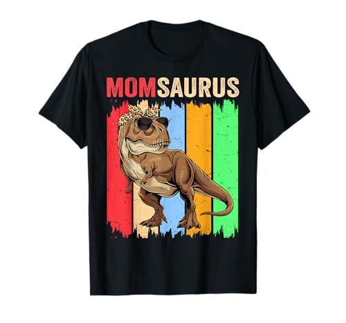 Momsaurus T-Rex Dinosaurier Mama Saurus Familie Matching T-Shirt Momsaurus T-Rex Dinosaurier Mama Saurus Familie Matching T-Shirt von Family Matching Dinosaurus